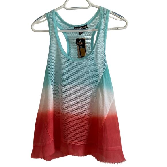 Hard Rock Couture Tampa Hotel Casino Tank Top Size M NWT – Tie-Dye Mesh Festival - Picture 1 of 10